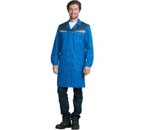 Халат ГК Спецобъединение КМ-10 ЛЮКС василёк/темно-синий Хал 542/128/170