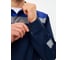 Костюм с брюками Лигор-1 Премиум СОП К. Факел (ткань смесовая, 240) т.синий/васильковый, 64-66; 170-176 87490650.021 2