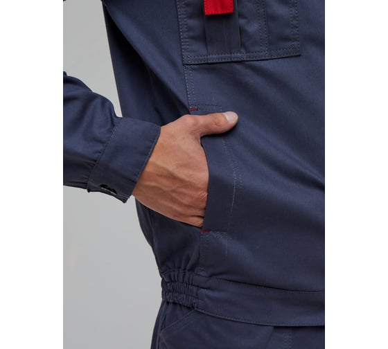 Костюм ФАКЕЛ Флагман-Фаворит-1 СОП IMP ткань Саржа, 250 г/кв. м, брюки, темн. серый/светл. серый, размер 56-58, рост 170-176 87489236.015