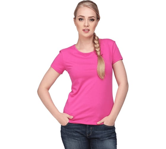 Женская футболка ГК Спецобъединение, розовая Бел 552.03/XXL 1