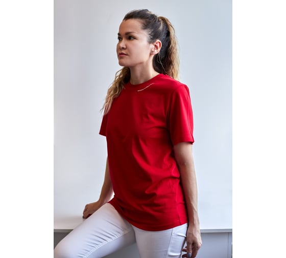 Футболка «Минимализм» красная ВсеИнструменты.ру S 1
