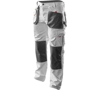 Рабочие белые брюки NEO Tools размер XL/56 81-120-XL