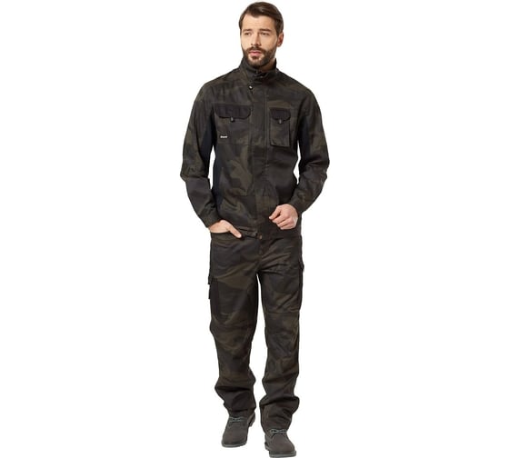 Куртка Эксперт Спецодежда Аксель Кмф хаки/черный, р. 48-50, рост 182-188 КУР720 1