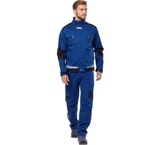 Куртка Эксперт Спецодежда Азур синий/черный, р. 44-46, рост 182-188 КУР695 1