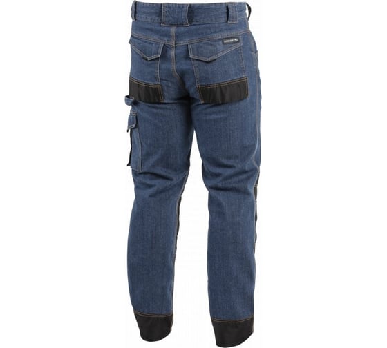 Брюки рабочие HOEGERT TECHNIK EMS джинсовые синие 3XL (58) HT5K355-3XL