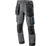 Брюки рабочие HOEGERT TECHNIK TAUBER 4-way stretch темно-серые 3XL (58) HT5K812-3XL