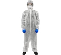 Одноразовый комбинезон ГК Спецобъединение белый Одо 050/XXXXL 128-1