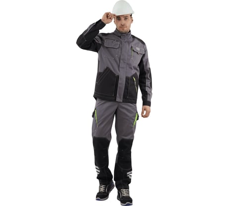 Куртка iForm ЭДВАНС серый/темно-серый/черный Кур 687/104/170