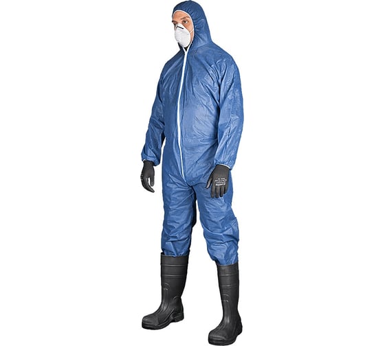 Одноразовый комбинезон Lakeland ZoneGard синий, 50 шт Одо 028.50/XXL