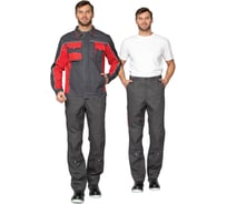 Костюм мужской Прабо " Бренд 1" 2020 т.серый/красный р-р 44-46/182-188 41009