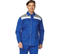 Куртка мужская летняя Прабо " Эко-Труд" василёк/с.серый р-р 52-54/170-176 47457