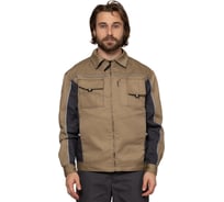 Куртка мужская Прабо " Люкс" бежевый/серый р-р 48-50/170-176 24351