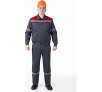 Костюм MILL ЛЕГИОНЕР серый с красным: куртка,ПК р-р 60-62/182-188 4660319471180