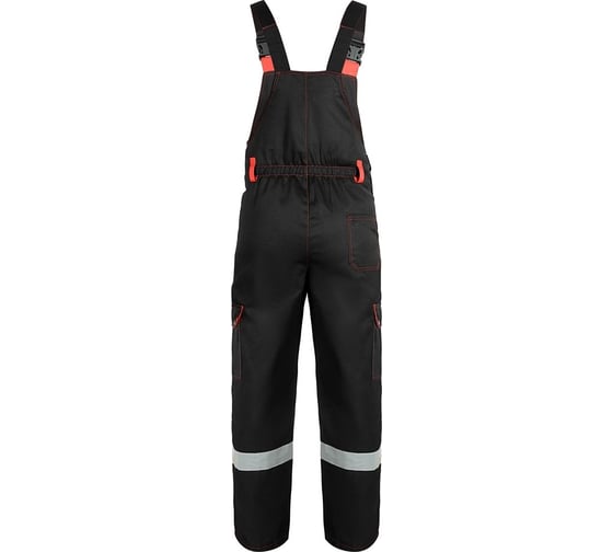 Костюм PROSAFE "ПЕЧОРА" (куртка с полукомбинезоном, черный/красный) 182-188 (48-50) 4660272907115
