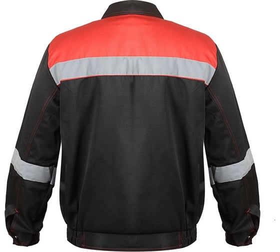 Костюм PROSAFE "ПЕЧОРА" (куртка с полукомбинезоном, черный/красный) 170-176 (52-54) 4660272907078