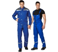 Костюм мужской Прабо " Профессионал 2"  василёк/серый р-р 52-54/170-176 10311