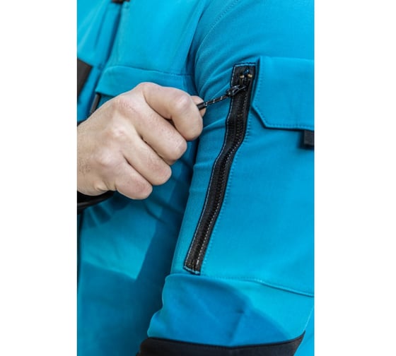 Куртка рабочая эластичная HOEGERT TECHNIK BEELITZ морская /черная 2XL (56) HT5K818-2XL