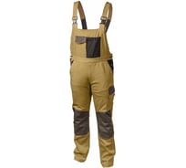 Полукомбинезон рабочий HOEGERT TECHNIK EDGAR бежевый 2XL SLIM HT5K272-XXL SLIM