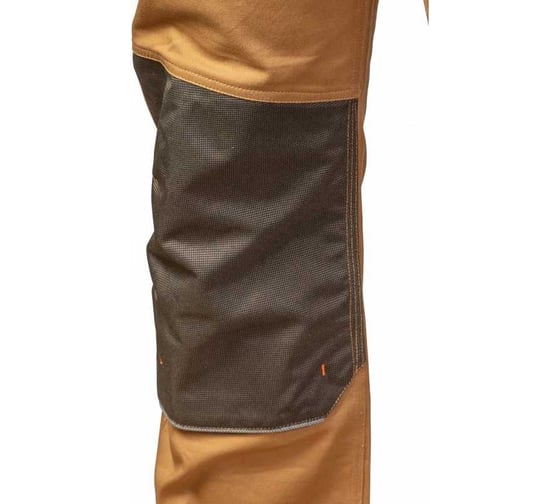 Полукомбинезон рабочий HOEGERT TECHNIK EDGAR бежевый  2XL SLIM HT5K272-XXL SLIM