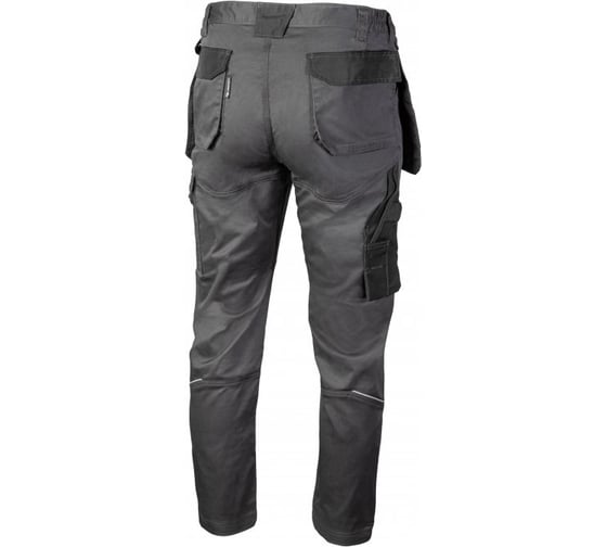Брюки рабочие HOEGERT TECHNIK HASSO темно-серые 2XL (56) HT5K816-2XL