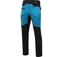 Брюки рабочие эластичные морские HOEGERT TECHNIK BEELITZ черные XL (54) HT5K819-XL