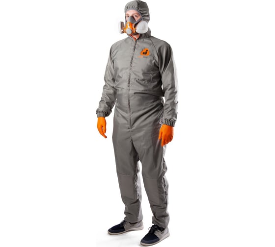 Комбинезон маляра Jeta Safety JPC175 Paint-Master, цвет серый, размер L, рост 179-191 см