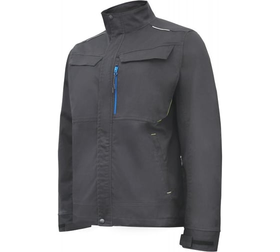 Куртка рабочая эластичная HOEGERT TECHNIK REETZ черная, размер XL (54) HT5K823-XL