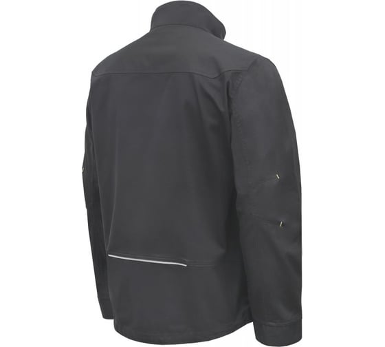 Куртка рабочая эластичная HOEGERT TECHNIK REETZ черная, размер 2XL (56) HT5K823-2XL