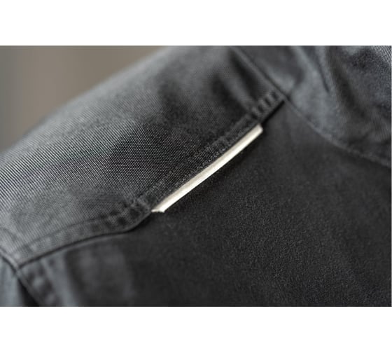 Куртка рабочая эластичная HOEGERT TECHNIK REETZ черная, размер 3XL (58) HT5K823-3XL