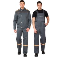 Костюм мужской Прабо "Уни-Спец" темно-серый/оранжевый, размер 60-62, рост 182-188 13305