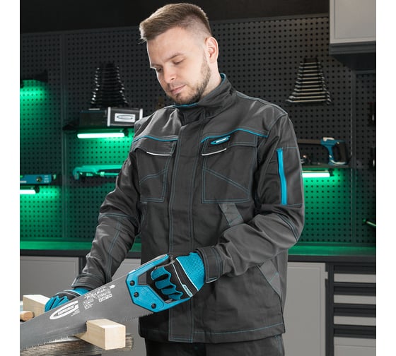 Куртка профессиональная рабочая GROSS хлопок/спандекс, XXXL 90436