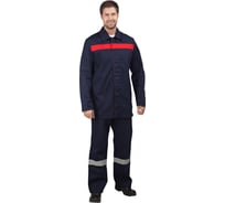 Костюм ГК Спецобъединение ГЕФЕСТ 2, темно-синий/красный, р. 88-92, рост 182-188, Кос 078/88/182