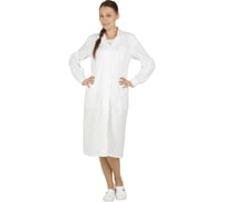 Женский рабочий халат ГК Спецобъединение БЯЗЬ белый, р. 128-132, рост 158-164, Хал 002/128/158