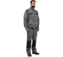 Куртка рабочая летняя мужская ООО Комус л27-КУ светло-серый/серый, размер 52-54, рост 182-188 1992752