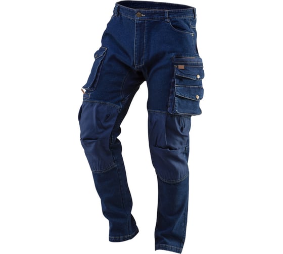 Рабочие брюки NEO Tools DENIM усиление колена, размер S 81-228-S 1