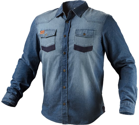 Рубашка NEO Tools DENIM размер S 81-549-S