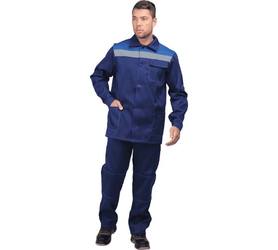 Костюм ГК Спецобъединение ПРОФИ, темно-синий/василёк, р. 128-132, рост 170-176, Кос 033/128/170 1