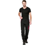 Брюки Эксперт Спецодежда "Студио" черный, размер 56-58, рост 182-188 БРЮ992