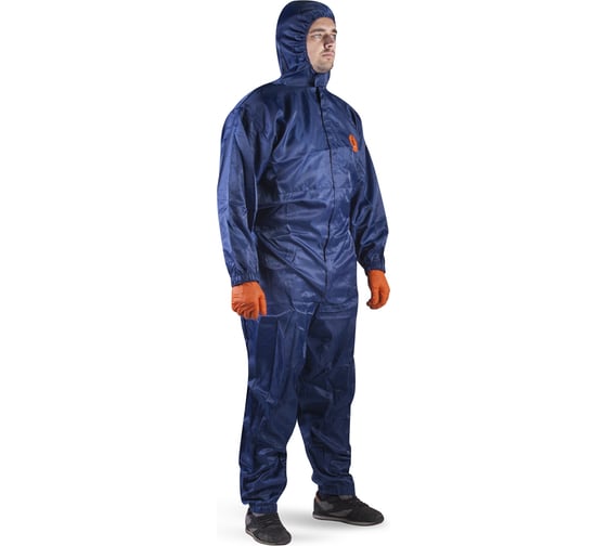 Малярный комбинезон Jeta Safety, многоразовый, цвет синий, размер S, JPC75B-S 1