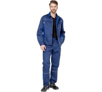 Костюм Эксперт Спецодежда "Страйк 1" Safe темно-синий, василек, размер 56-58, рост 182-188 6446000077583