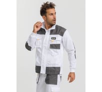 Куртка рабочая White HD, цв. белый, р-р XL/56, DOWELL D81110-XL