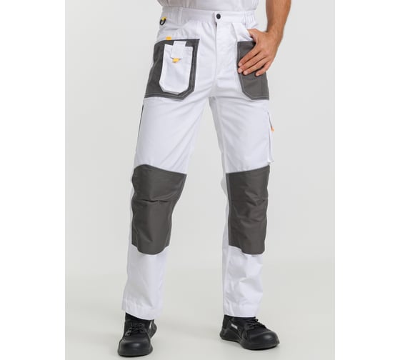 Брюки рабочие DOWELL White HD, белый, р-р XXL/58 D81120-XXL 1