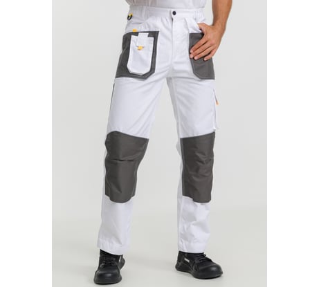 Брюки рабочие DOWELL White HD, белый, р-р S/48 D81120-S