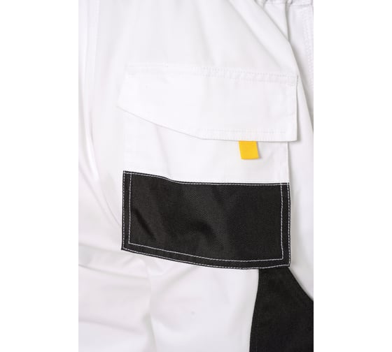 Брюки рабочие DOWELL White HD, белый, р-р S/48 D81120-S