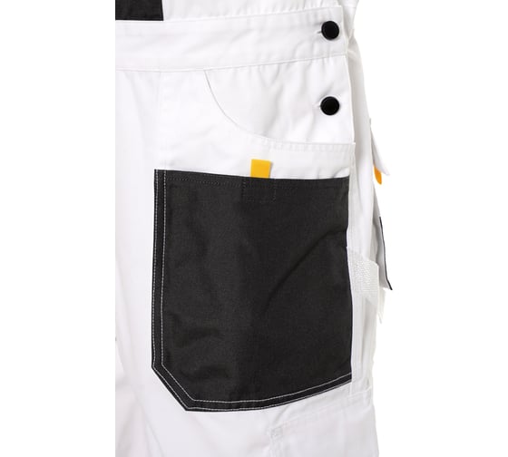 Полукомбинезон рабочий DOWELL White HD,  белый, р-р XL/56 D81140-XL