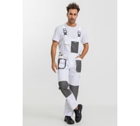 Полукомбинезон рабочий DOWELL White HD, белый, р-р M/50 D81140-M