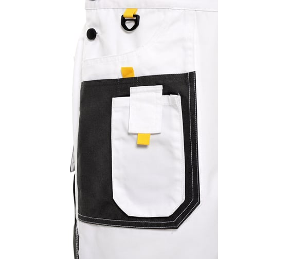 Полукомбинезон рабочий DOWELL White HD, белый, р-р LD/54 D81140-LD