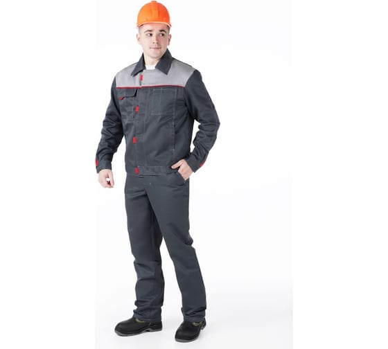 Костюм мужской летний MILL ФАВОРИТ 80 20 куртка, брюки, р-р 48-50/182-188 4660319472538