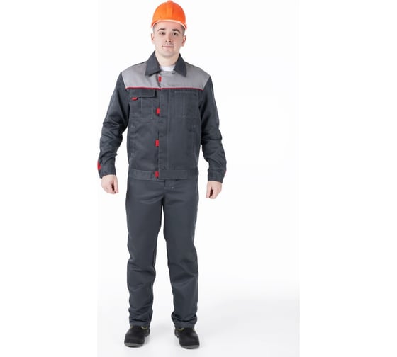 Костюм мужской летний MILL ФАВОРИТ 80 20 куртка, брюки, р-р 44-46/170-176 4660319472491