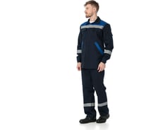 Костюм мужской рабочий ИВАРУС куртка+брюки, антистатическая нить, 80% хлопок/20% полиэфир, р. 60-62, рост 170-176 198 (60/170)